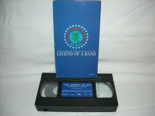 1990 Vhs Music Video Tape The Moody Blues - Legend Of A Band 25 Year History