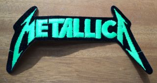 Vintage 80s Rock Band Patches Metallica