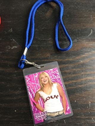 Hilary Duff 2005 Tour Badge Pass / Most Wanted