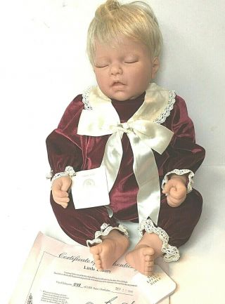 Lee Middleton Doll 1999 " Little Beauty " Signed By Reva - 20” - 588