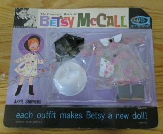 Betsy Mccall 8in Vintage Outfit April Showers Package 1950s
