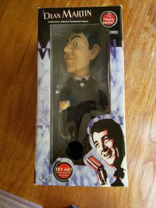 Dean Martin Animated Singing/moving Doll 12 " Gemmy 2004 - Sings/moves Mouth Only