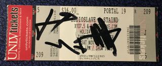 Audioslave Stained Concert Ticjet Stub 11 - 19 - 05