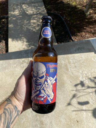 Iron Maiden Trooper Ipa Empty Beer Bottle Aces High Bottle Cap