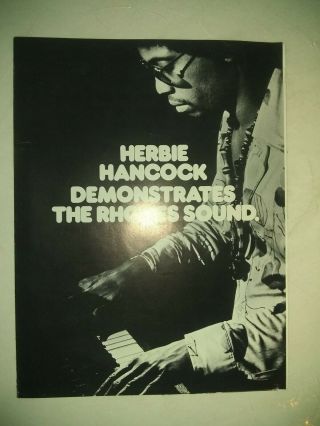 Herbie Hancock Plays Rhodes Keyboard Jazz
