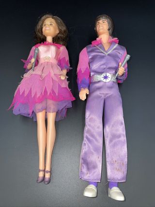 Donny And Marie Osmond Dolls With Outfits And Microphones