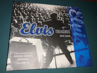 Elvis Treasures Robert Gordon Hardback Book W/hard Slipcase Cover & Cd