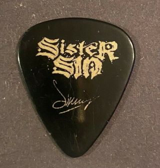 Sister Sin Jimmy Hiltula Guitar Pick Swedish Glam