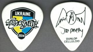 Aerosmith - Very Rare 2014 Tour Guitar Pick Ukraine Joe Perry