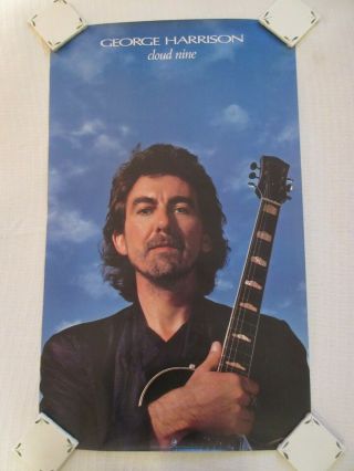 George Harrison Cloud Nine Tall Promo Poster 1987