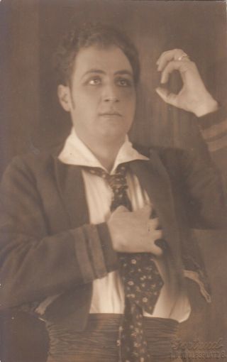 Opera Singer Photo/postcard Of Fritz Krenn Bass In Le Nozze Di Figaro