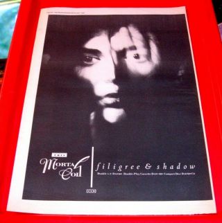 This Mortal Coil Filigree And Shadow Orig 1986 Press/mag Advert Poster - Size 4ad