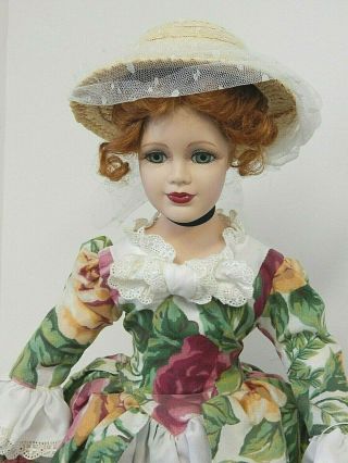 Rosie The Flower Seller Royal Albert/doulton Old Country Rose 20 " Porcelain Doll