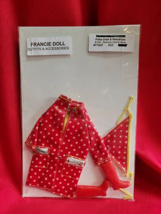 Francie Doll " Polka Dots N Raindrops "