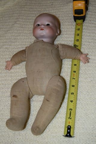 Antique Am Armand Marseille Dream Baby Doll Germany Bisque Head Cloth Body Crier