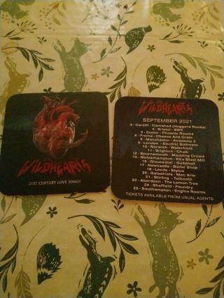 The Wildhearts - 21dt Century Love Songs.  Promotional Coasters X2.