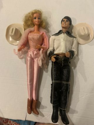 1980 Vintage Barbie Western Ken With Hat And Boots No Box Western Barbie