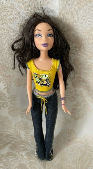 Barbie My Scene Teen Tees Nolee Doll In Skater Outfit T - Shirt Pant Rare 1999
