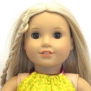 American Girl Julie Albright Doll Long Blond Hair Brown Eyes