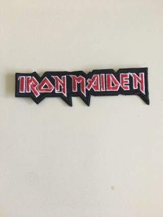 Iron Maiden Heavy Metal Embroidered Patch Iron - On/sew - On