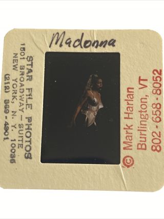 Madonna Music Celebrity Concert 35mm Transparency Ponytail 2