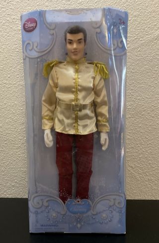 Disney Store Prince Charming Classic Doll From Cinderella Princess Authentic