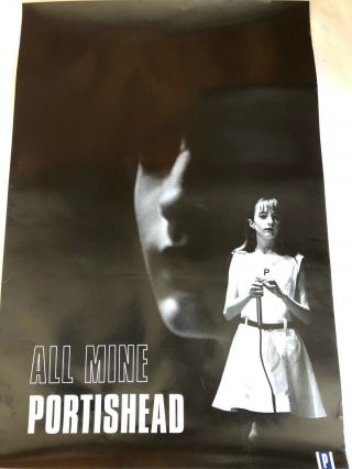 Portishead " All Mine " Orginal Promotional Poster Uk