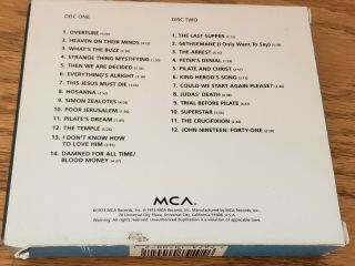 Jesus Christ Superstar CD Motion Picture Sound Track Album Pre - Owned 2