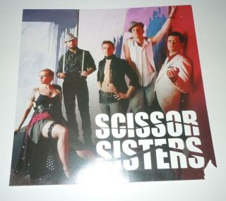 Scissor Sisters Promo Poster Flat 12x12 Double Sided 2004