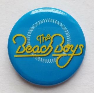 The Beach Boys Button Badge Pop Rock Surf Brian Wilson Mike Love Pet Sounds Usa