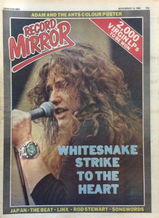 Whitesnake - Vintage Press Poster - 1980