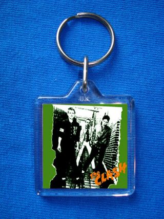 The Clash - Keyring Punk Rock Sex Pistols Stranglers Joe Strummer Mick Jones
