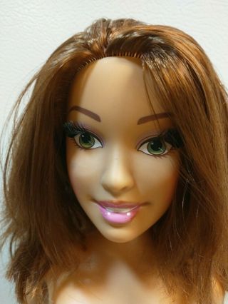 2013 Barbie Just Play by Mattel Best Friend Rooted Lashes 28” Brown Green 2