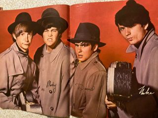 The Monkees,  Two Page Vintage Centerfold Poster