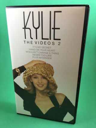 Kylie Minogue - The Videos (volume 2) 1989 Vhs (uk) - Official Pwl Video Tape
