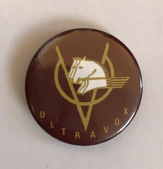 Ultravox Vintage Button Badge Rage In Eden 1981,  Midge Ure,  Synth Pop