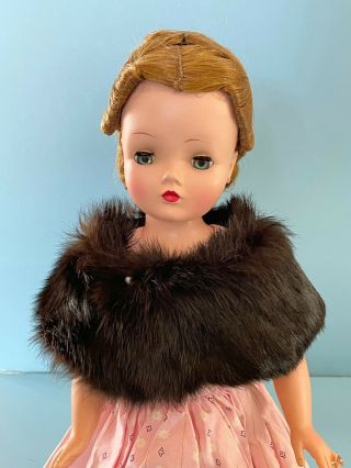 Vintage Doll Clothes:genuine Fur Stole Madame Alexander Cissy Toni Miss Revlon