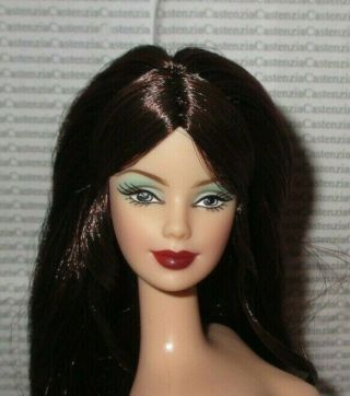 B111) Nude Barbie Doll Mattel Birthstone Mackie Auburn Fashion Doll For Ooak