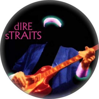 Dire Straits Money For Nothing Vinyl Sticker 100mm Round 4 " B2g 1