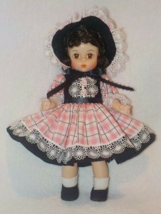 8 " Bent Knee Madame Alexander Doll Wearing Hand Made Dress