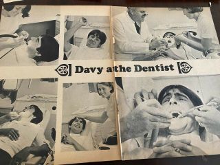 Davy Jones,  The Monkees,  Two Page Vintage Clipping