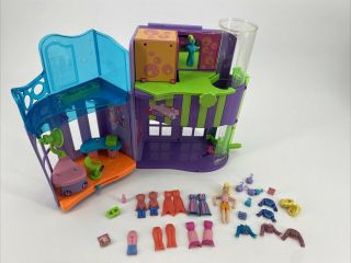 Polly Pocket Magnetic Cafe Mall Boutique And Hair Salon Mattel 2004