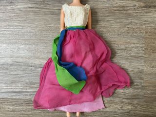 Vintage 1960’s Mattel Barbie Evening Gown Chiffon Dress No Doll