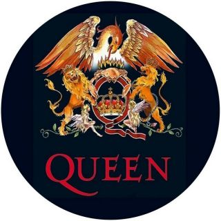 Queen Freddie Mercury Crest Logo Quality Decal Vinyl Sticker 85mm B2g 1