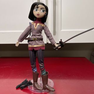 Disney Store Rapunzel Tangled The Series Cassandra 10” Doll With Sword