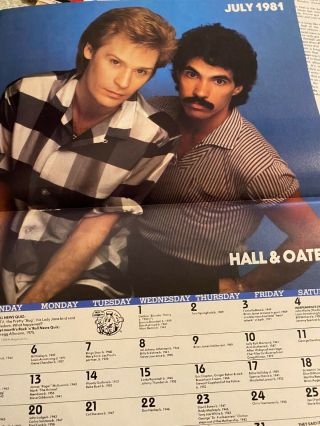 Daryl Hall And John Oates,  Two Page Vintage Centerfold Poster