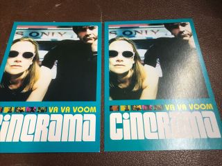 Cinerama 2 X Promo Postcards Rare The Wedding Present