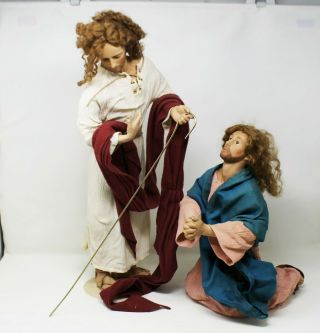 2 Ashton Drake Titus Tomescu Artist Jesus Dolls Circa 1995