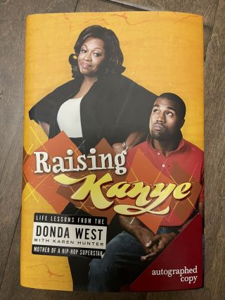 Kanye West Donda West Signed Autograph Book Raising Kanye W/ Sketch