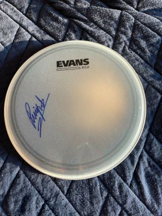Beatles Ringo Starr Signed Autograph Drumhead Beatles Drummer With
